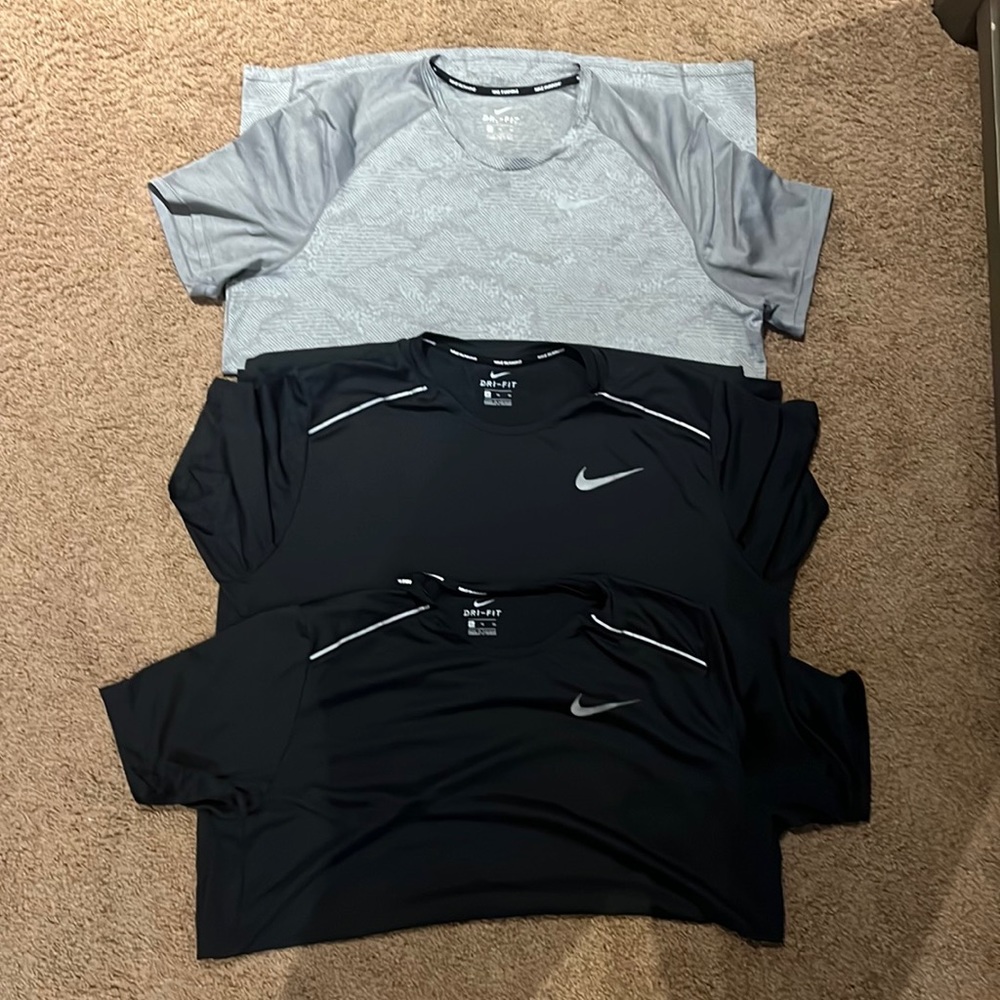 Nike Dri-fit short sleeve shirts